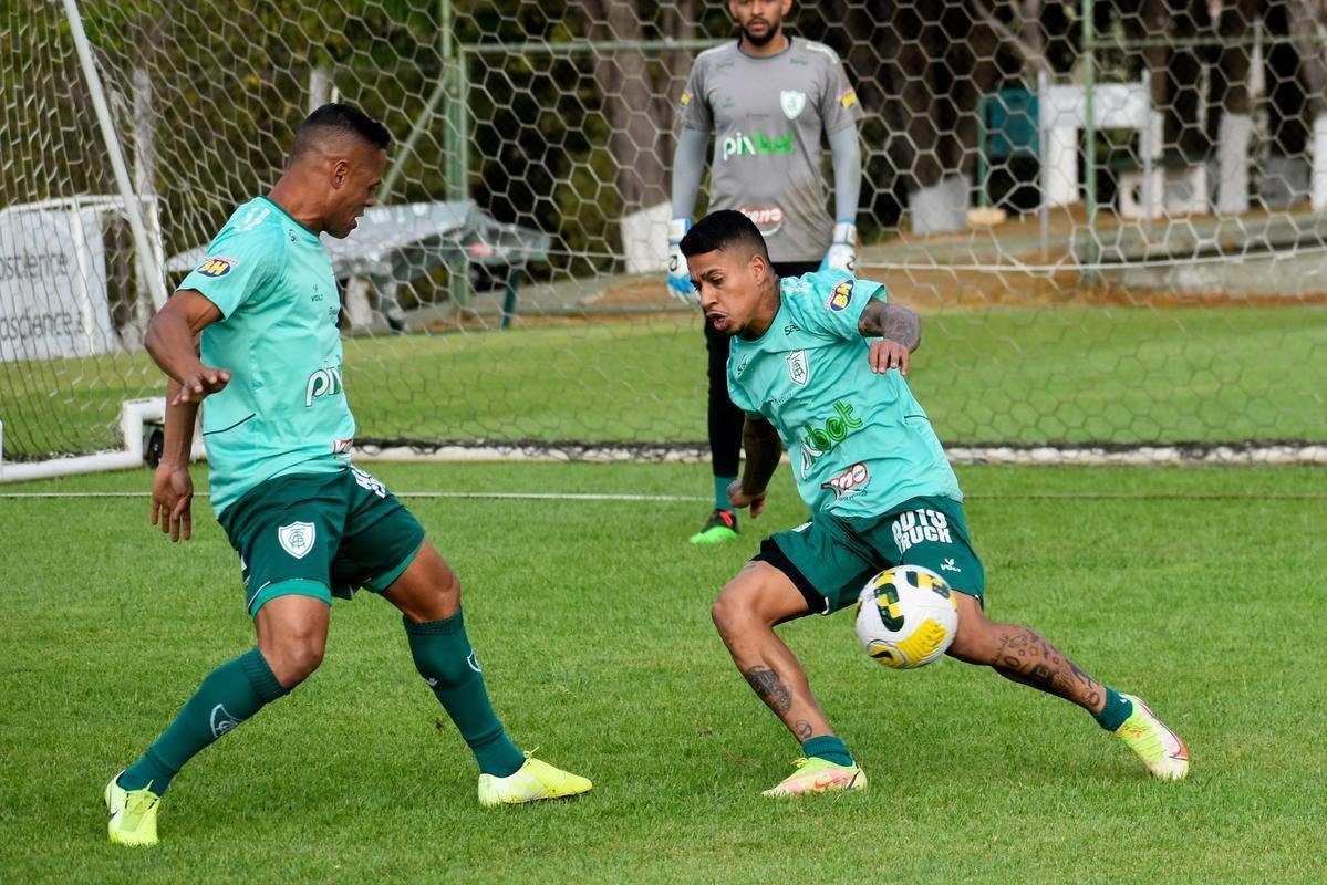 Amrica segue em preparao para enfrentar o Corinthians