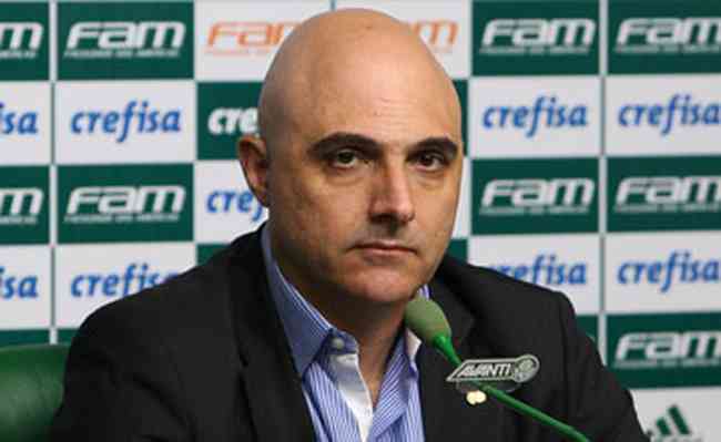 Presidente do Palmeiras, Maurcio Galiotte disparou contra a arbitragem devido  validao do gol de Hulk