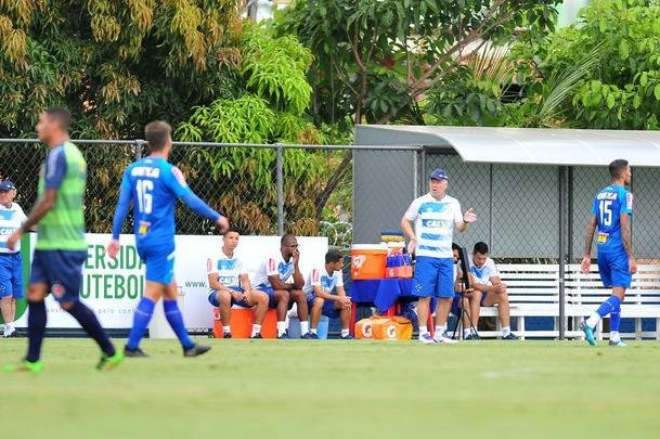 Imagens do jogo-treino entre Cruzeiro e Ipatinga, na Toca da Raposa II, nesta sexta-feira (12/01)