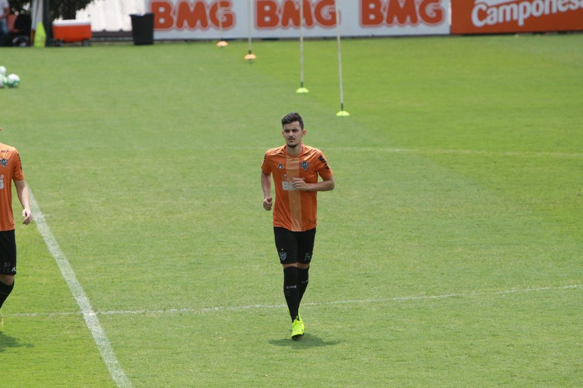 Treino do Atltico em preparao para o jogo de sbado, no Maracan