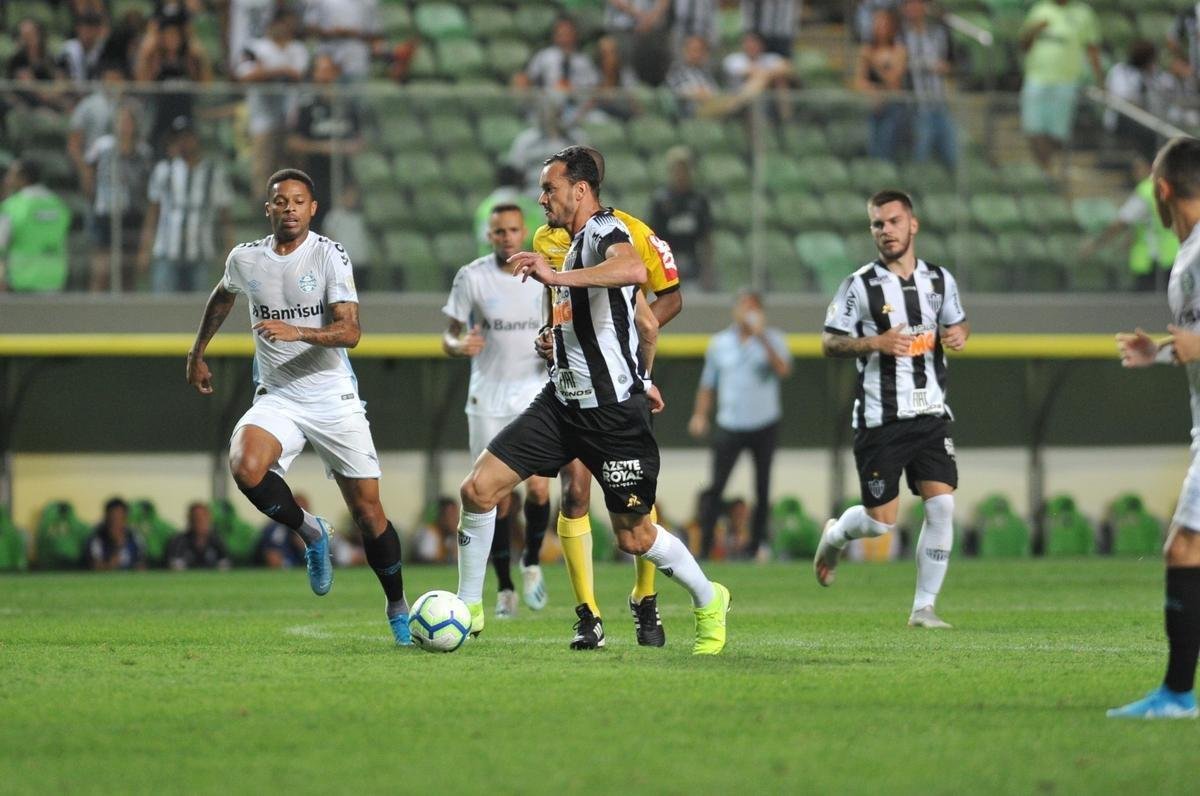 Fotos do jogo entre Atltico e Grmio