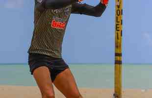 Jogadores do Atltico treinaram na Praia do Mucuripe, em Fortaleza