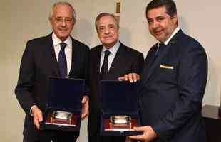 Jantar de confraternizao entre os presidentes dos finalistas da Copa Libertadores