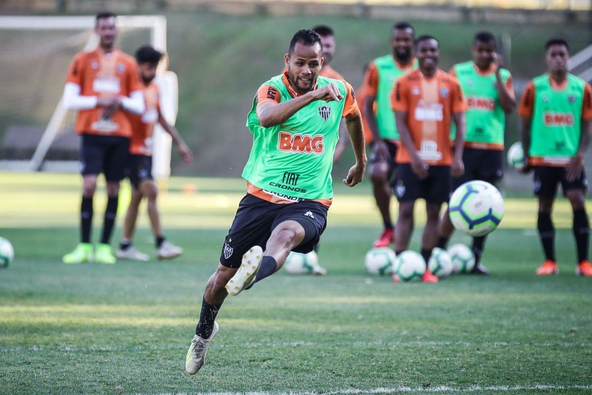 Fotos do ltimo treino do Atltico antes do jogo com o Grmio