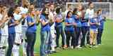 Mulheres foram homenageadas no Mineiro antes de jogo entre Cruzeiro e URT (Juarez Rodrigues/EM D.A Press)