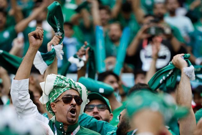 Imagens das torcidas de Argentina e Arábia Saudita na partida pelo Grupo C da Copa do Mundo do Catar