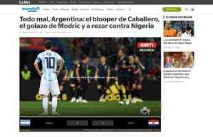 Matria interna do La Voz diz que Argentina foi 'toda mal'