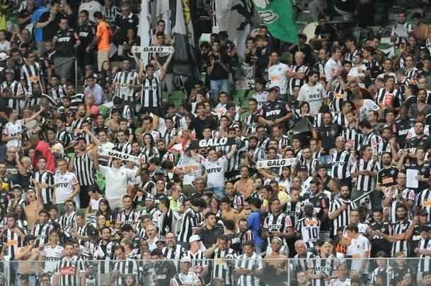 Torcida atleticana lotou o Independência, nesta quarta-feira, para a estreia em casa pela Copa Libertadores