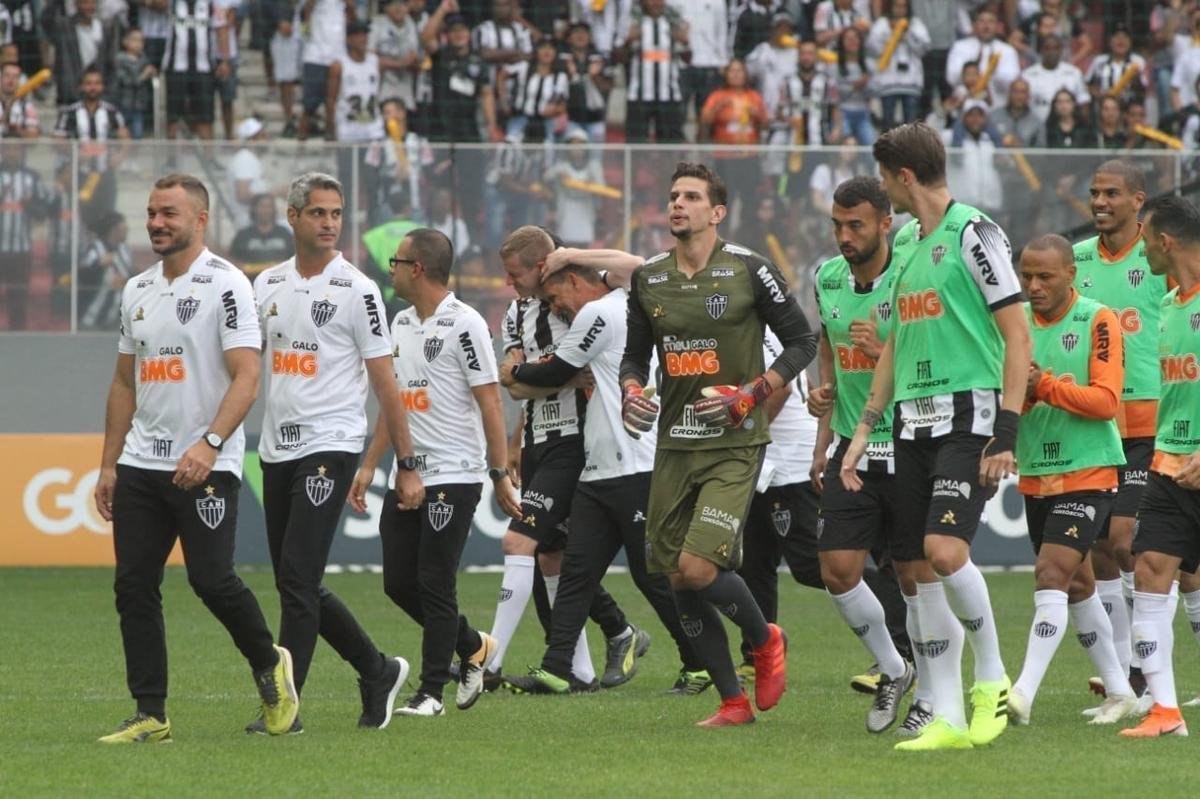 Imagens da partida entre Atltico e Fortaleza, no Independncia