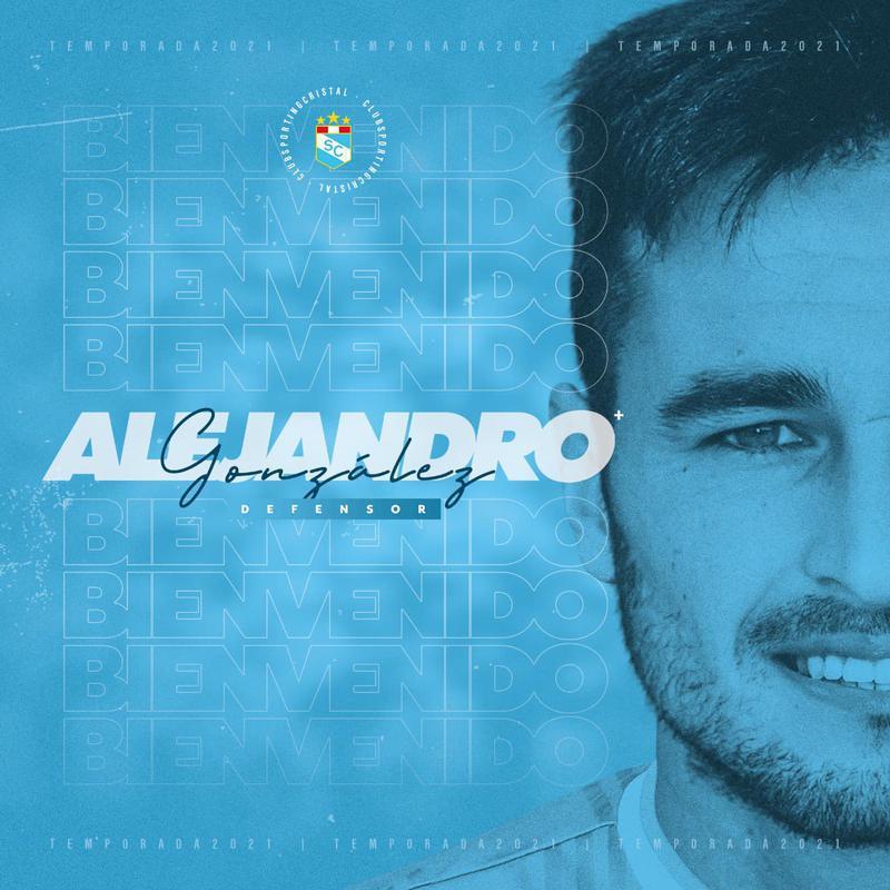 Alejandro González, zagueiro (Sporting Cristal, do Peru)