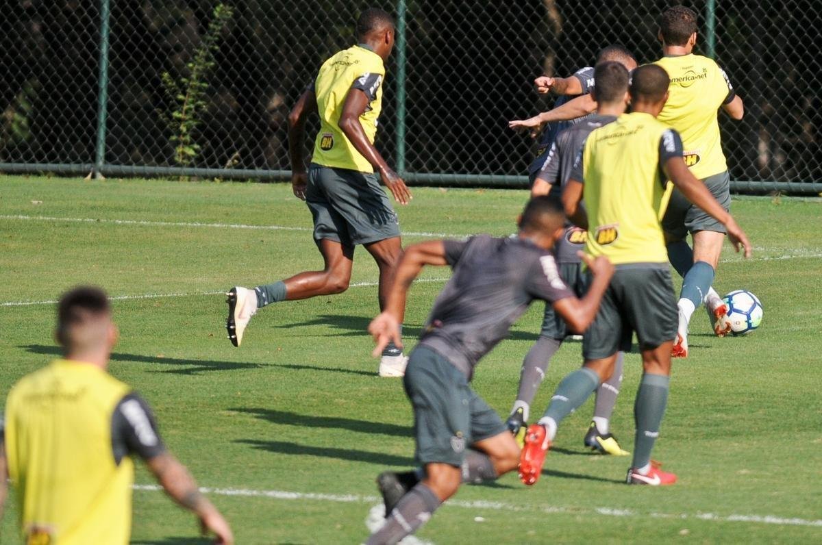 Nesta quarta-feira, os reservas do Atltico realizaram um treino coletivo contra o time sub-20 do Galo