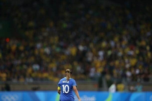 Imagens do primeiro tempo do jogo entre Brasil e Austrlia, no Mineiro, em Belo Horizonte, pelas quartas de final do torneio de futebol feminino dos Jogos Olmpicos Rio 2016