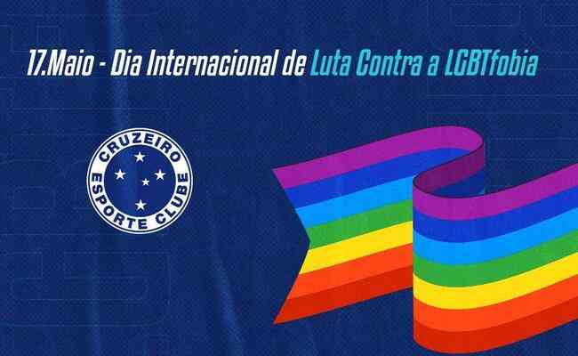 Cruzeiro se posicionou contra a LGBTfobia