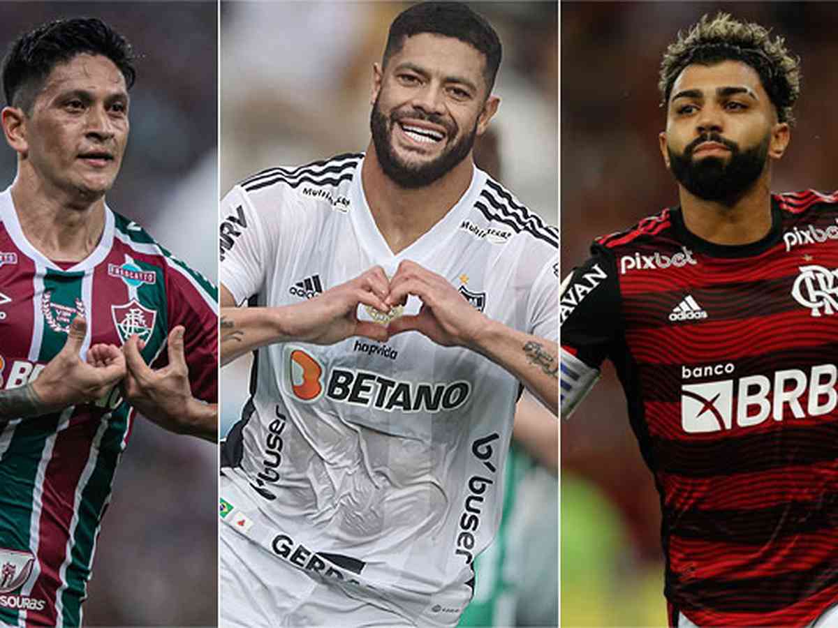 Top10 artilheiros do Brasil entre os clubes da Série A do