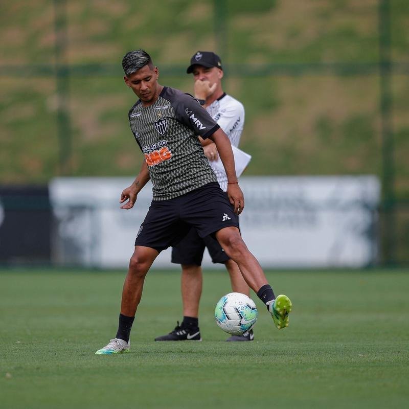 Fotos do último treino do Atlético antes de encarar o Corinthians