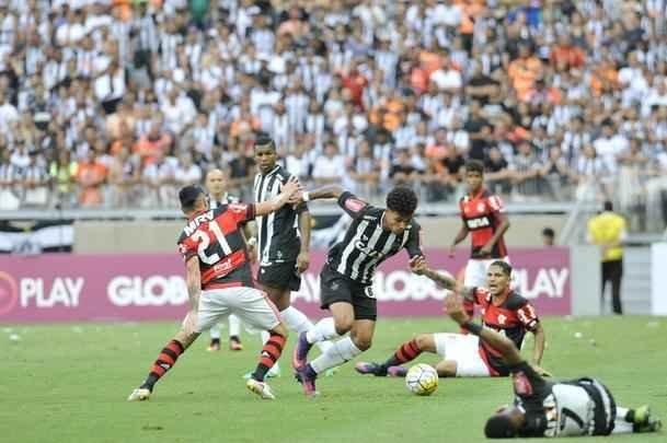 Fotos do jogo entre Atltico e Flamengo no Mineiro