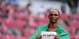 Alisson dos Santos conquistou bronze nos 400m com barreira em Tquio; veja a festa do Piu, o Malvado