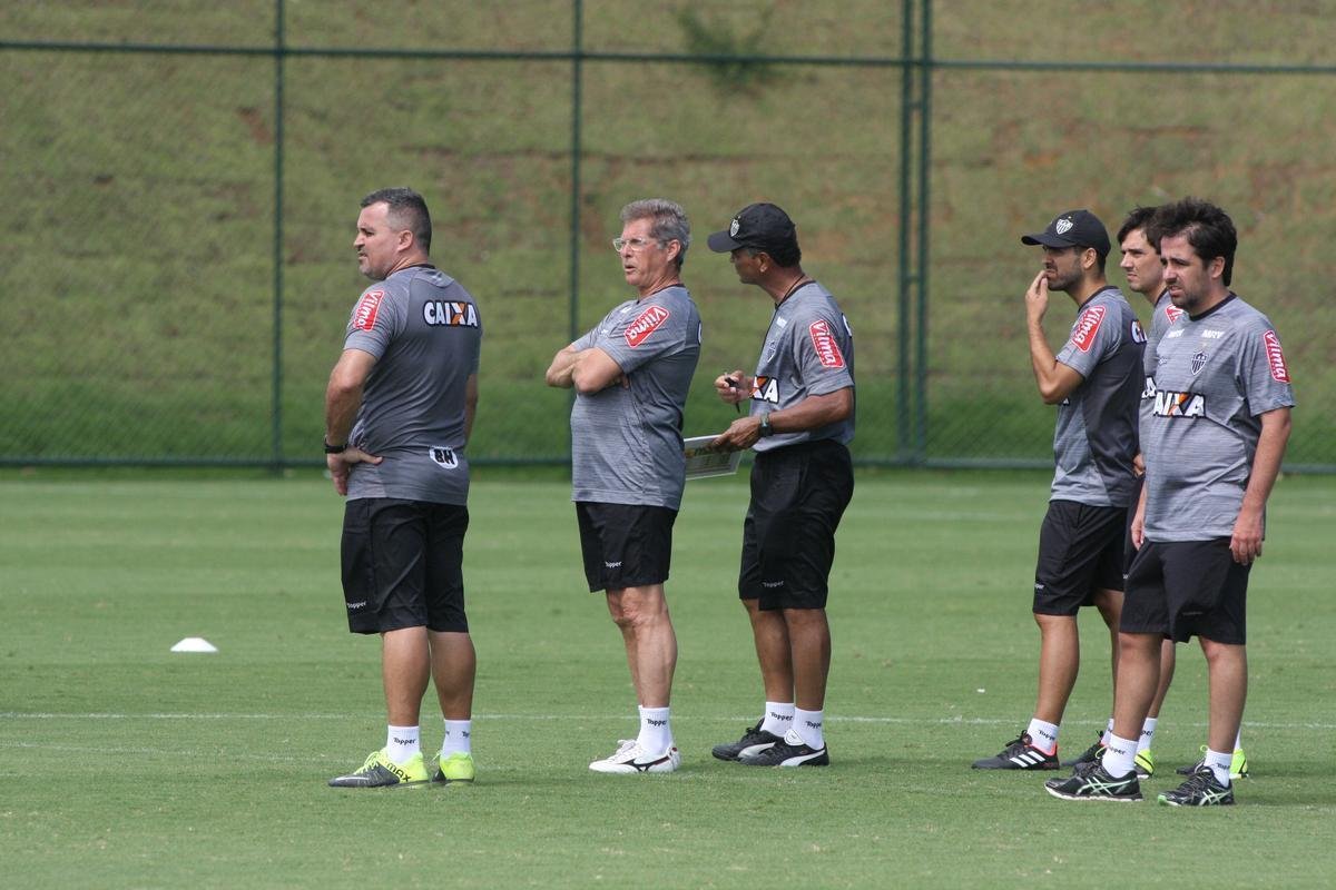 Imagens do treino do Atltico
