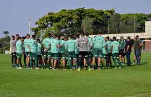 Em preparao para enfrentar o Corinthians no prximo domingo (18/9), o Coelho treinou nesta tera-feira (13/9)