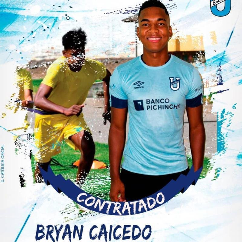 Bryan Caicedo, defensor (Universidad Catolica-EQU)