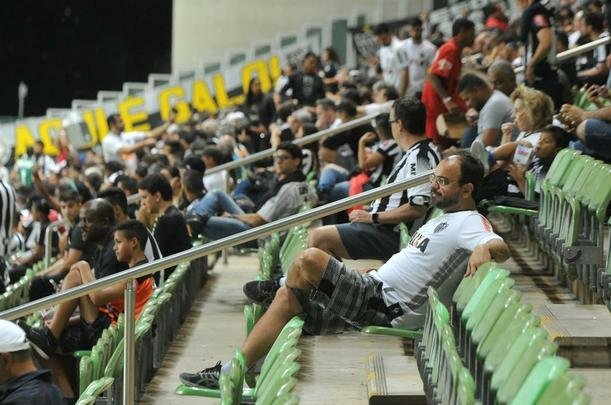 Fotos da torcida do Atltico na partida contra o Unin La Calera, do Chile, no Independncia, pela Copa Sul-Americana