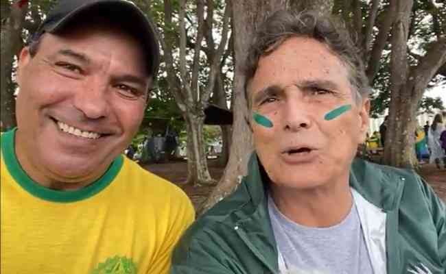 Nelson Piquet proferiu xingamentos e sugeriu 'Lula no cemitrio' durante manifestaes bolsonaristas