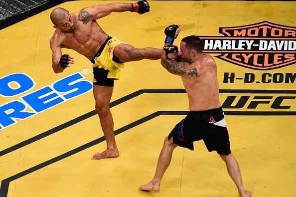 Imagens do retorno triunfal de José Aldo ao UFC