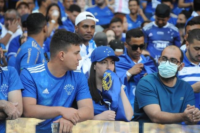 Fotos da torcida do Cruzeiro, no Mineiro, na partida contra a Ponte Preta pela 13 rodada da Srie B do Campeonato Brasileiro. Mineiro recebeu grande pblico mais uma vez