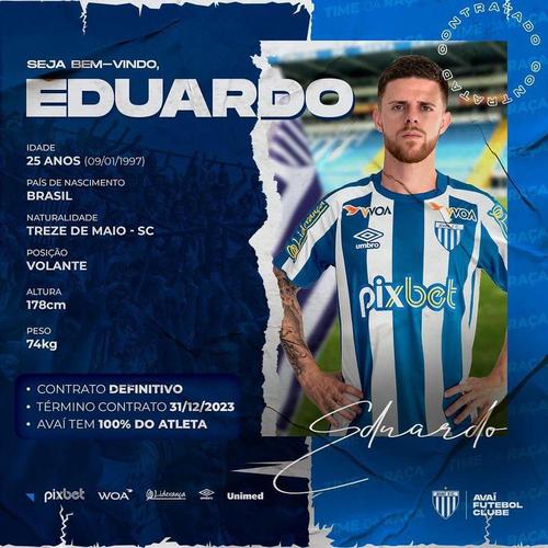 Eduardo, volante (Avaí)