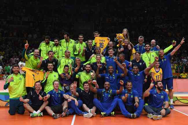 No masculino, Brasil vem de conquista do ouro olmpico no Rio