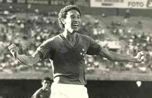 Tosto II, do Cruzeiro, foi artilheiro dos Campeonatos Mineiros de 1982 (17 gols) e 1983 (13 gols)
