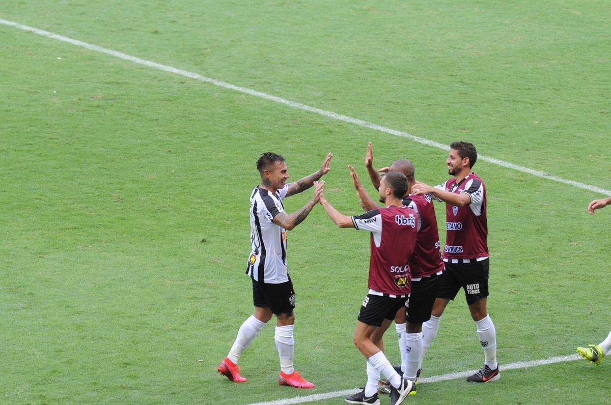 Fotos do jogo entre Atltico e Pouso Alegre, no Mineiro, em Belo Horizonte, pela oitava rodada do Campeonato Mineiro de 2021