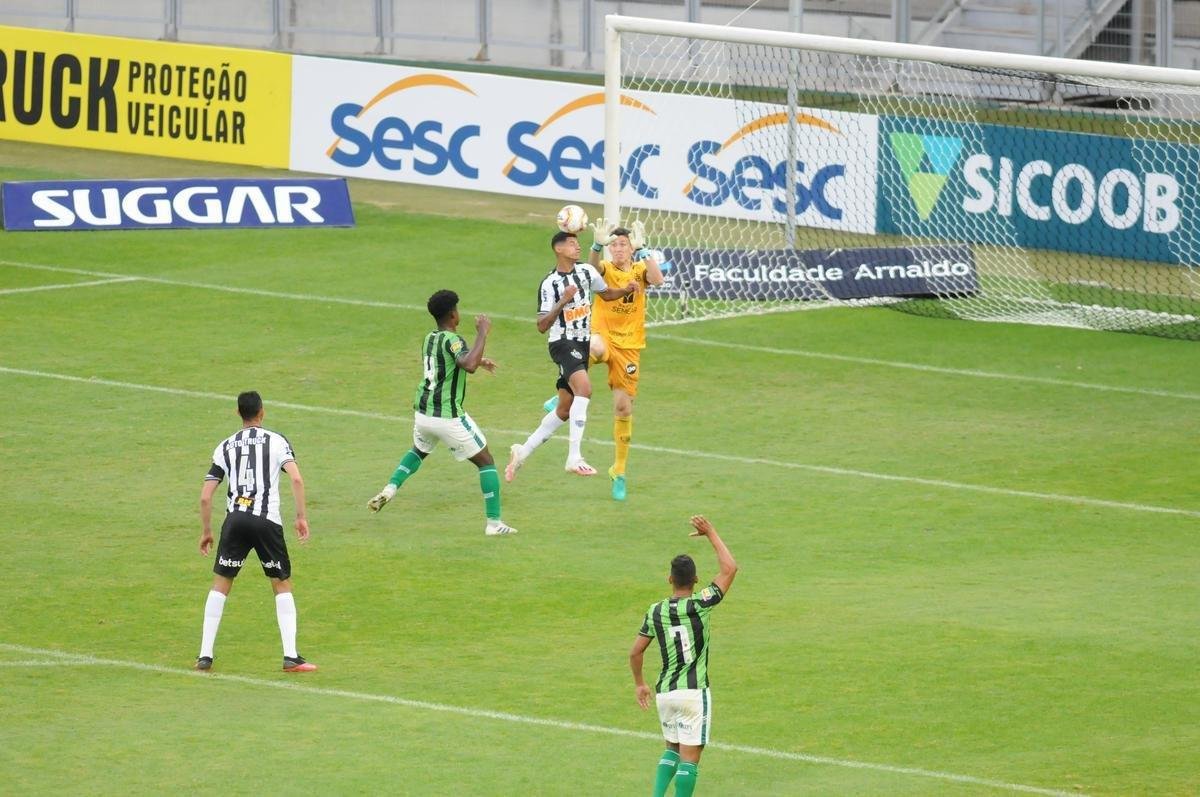 Amrica reagiu no segundo tempo e diminuiu com gol de Ademir