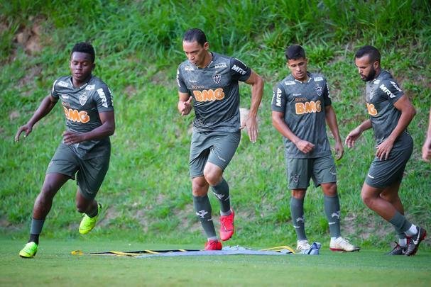 Na Cidade do Galo, Atlético fechou preparação visando ao jogo contra o Cerro Porteño