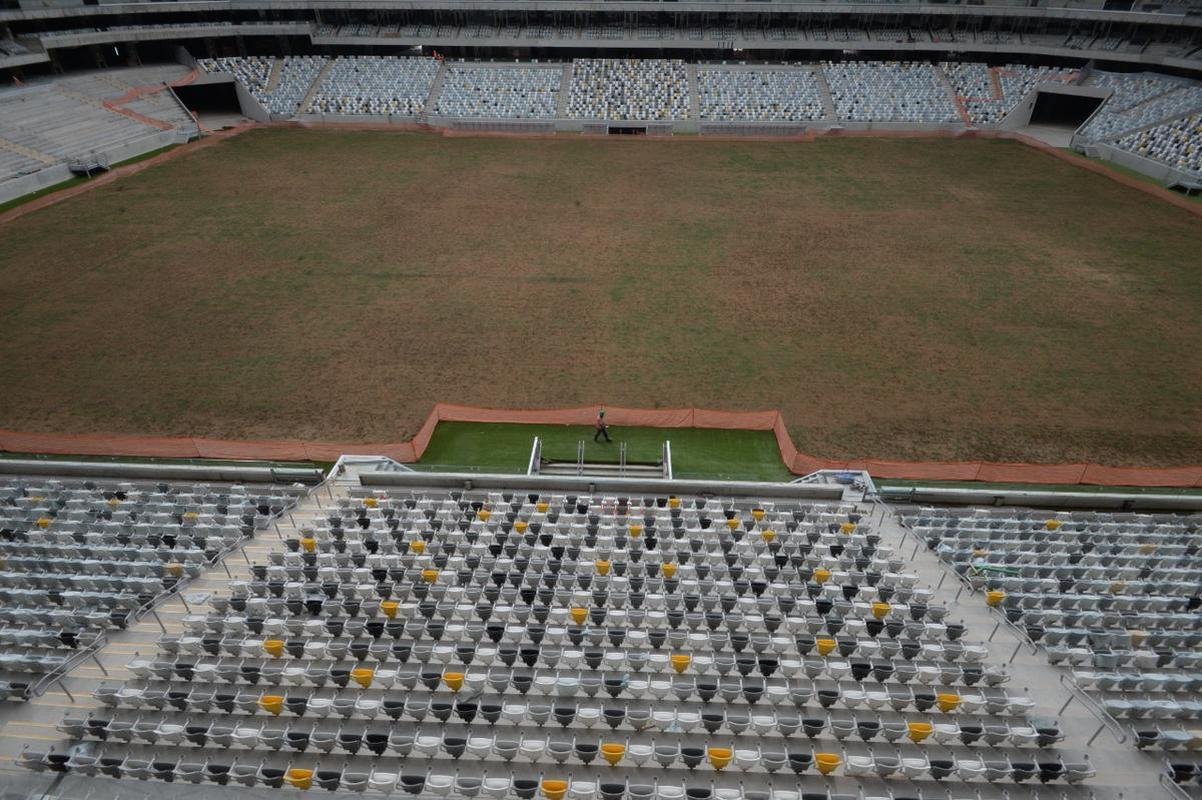 O setor Leste do estdio do Galo