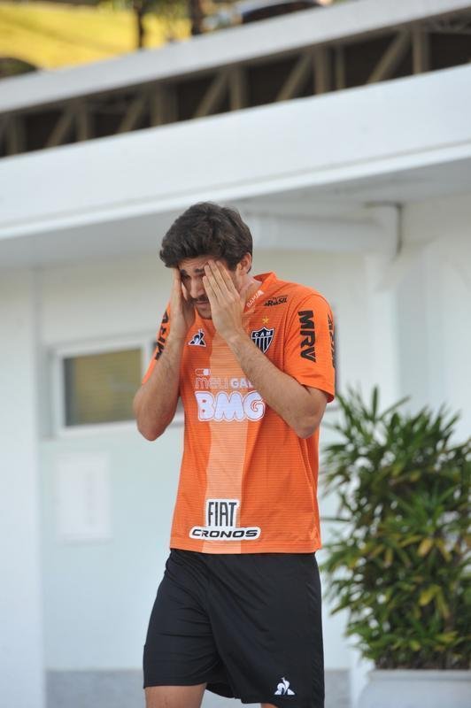 Fotos do ltimo treino do Atltico antes do jogo contra o Unin La Calera