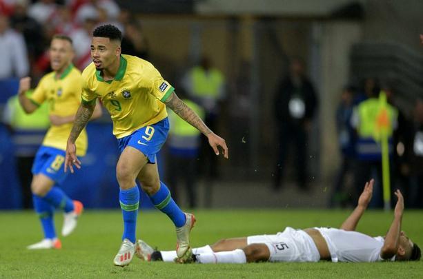 Gabriel Jesus recolocou o Brasil em vantagem na final da Copa América: 2 a 1