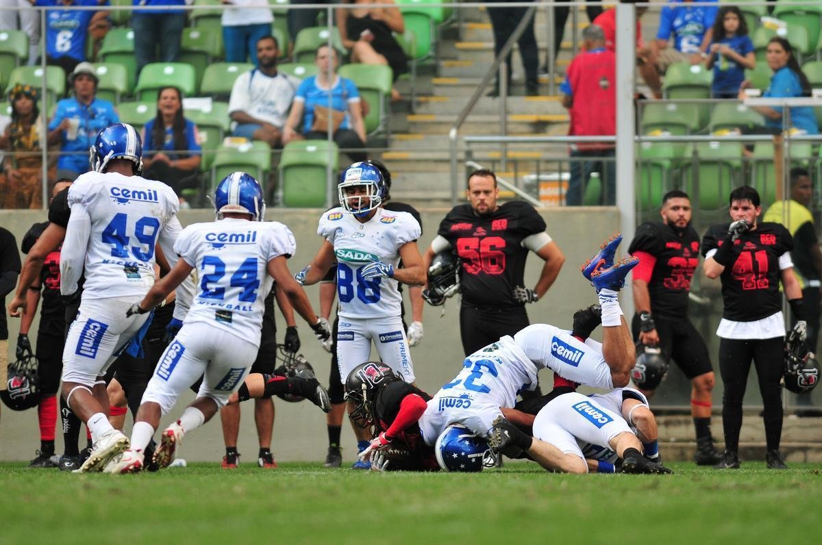 Cruzeiro venceu Espectros por 30 a 13, no Brasil Bowl, no Independncia, e se sagrou campeo
