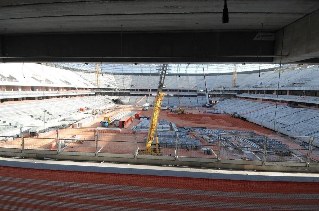 Futuro estdio do Galo, Aena MRV est com 60% das obras concludas