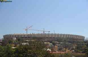 26/07/2012 - Panorama geral da rea externa do Mineiro durante as obras de modernizao.