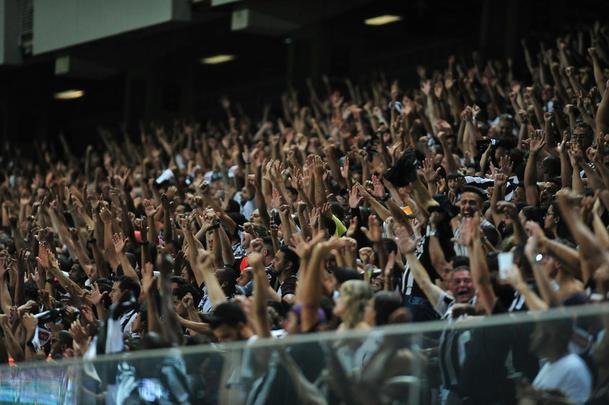 Fotos do jogo entre Atltico e Corinthians no Independncia