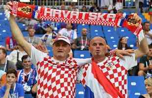 Torcedores de Islndia e Crocia acompanham duelo pelo Grupo D da Copa do Mundo