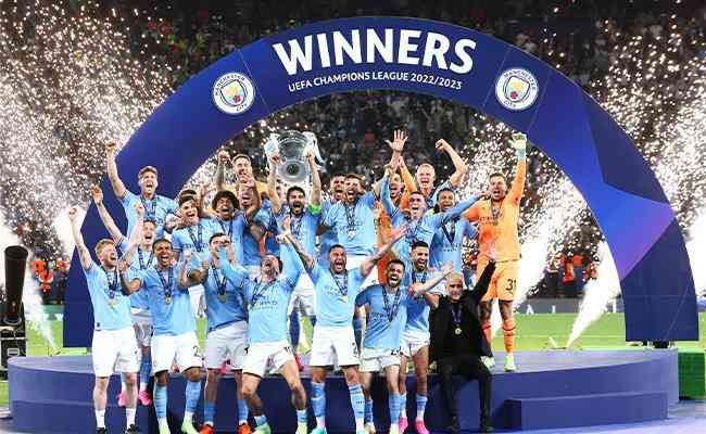 Finalistas da Champions, City e Inter valem € 5 bilhões