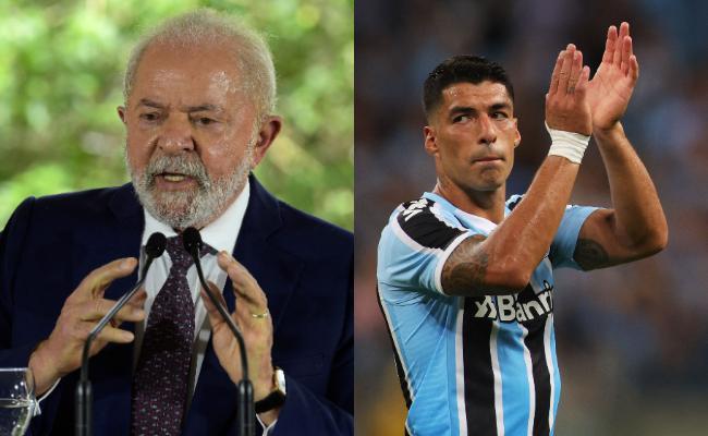 Lula disse que gostaria de ter Luis Suárez no seu time de coração, o Corinthians