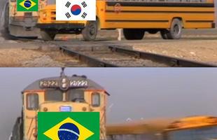 Veja memes da goleada do Brasil sobre a Coreia do Sul na Copa do Mundo