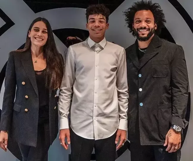 Filho de Marcelo, Enzo Alves  jogador da base do Real Madrid