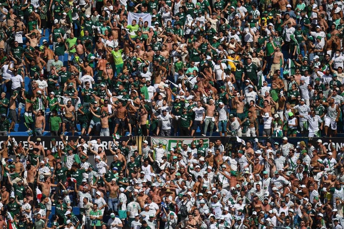 Torcida do Palmeiras na final da Libertadores