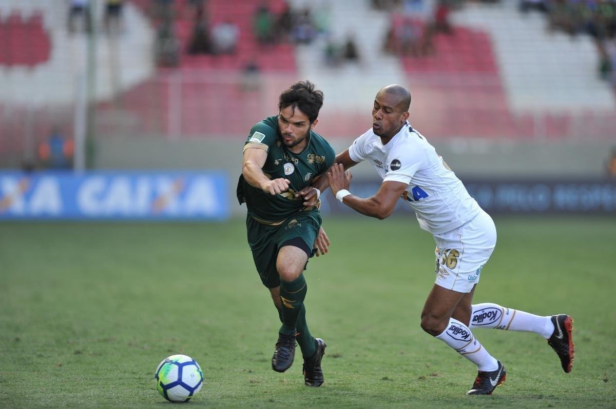 Veja fotos do jogo entre Amrica e Santos