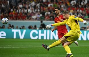 Fotos de Espanha x Alemanha, neste domingo, no Estdio Al Bayt, pelo Grupo E da Copa do Mundo no Catar