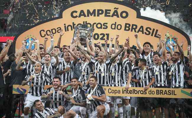 Atltico foi campeo da Copa do Brasil, do Campeonato Brasileiro e do Mineiro em 2021